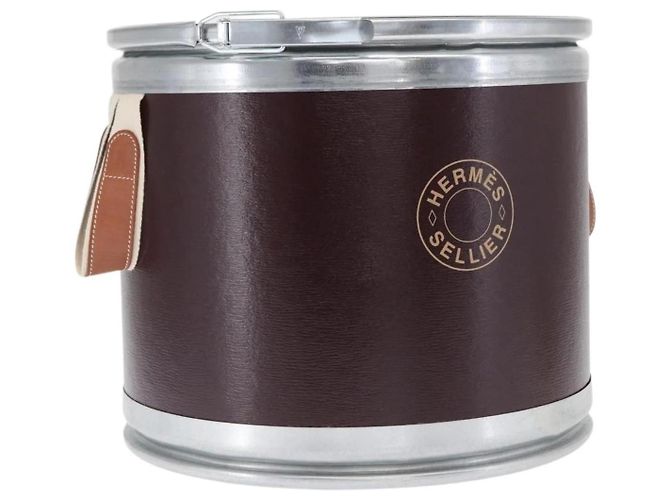 Caja de almacenamiento pequeña Hermès Roja