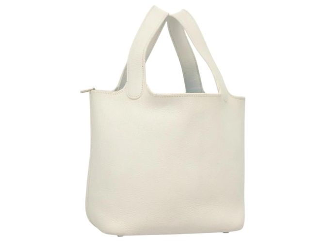 Bolsa Picotan PM Hermès Branco