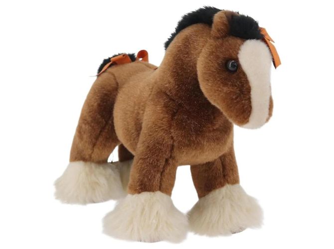 Elmy PM Plüschhund von Hermès Braun