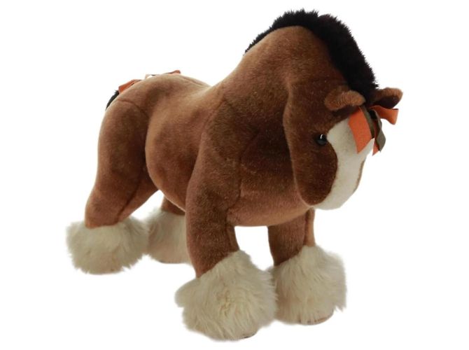 Hermès Plüschhund Elmy PM Braun