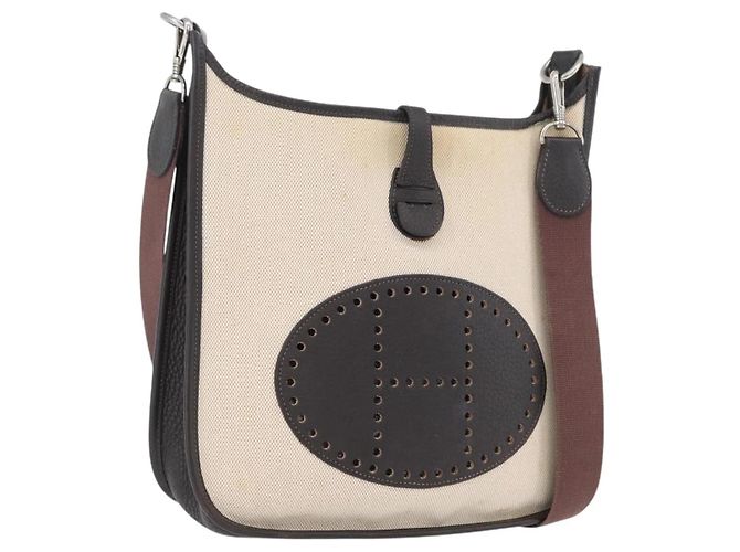 Sac à épaule Hermès Evelyn PM Beige