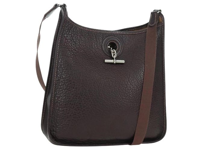 Sac à épaule Vespa Hermès Marron