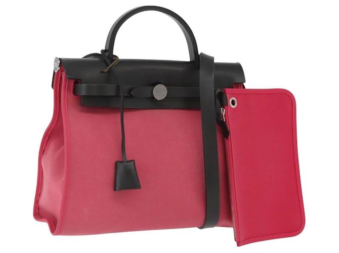 Borsa Hermès Herbag Zip Rosa