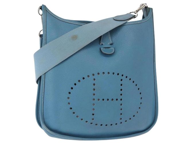 Sac à épaule Hermès Evelyn 2 PM Bleu
