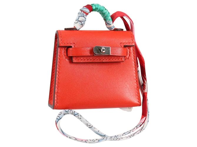Charm de Bolsa Hermès Kelly Naranja