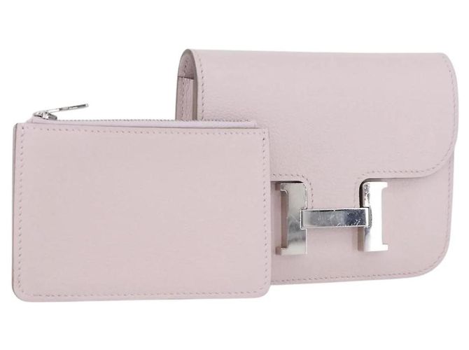 Hermès Hermes Constance Slim Geldbörse Pink