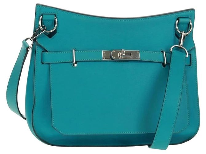 Borsa a Spalla Gypsy Shield 28 di Hermès Blu