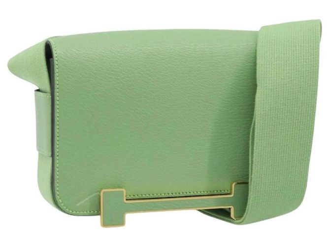 Bolsa de Ombro Getashevre da Hermès Dourado
