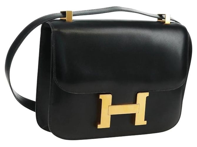 Sac à épaule Constance 24 d'Hermès Noir