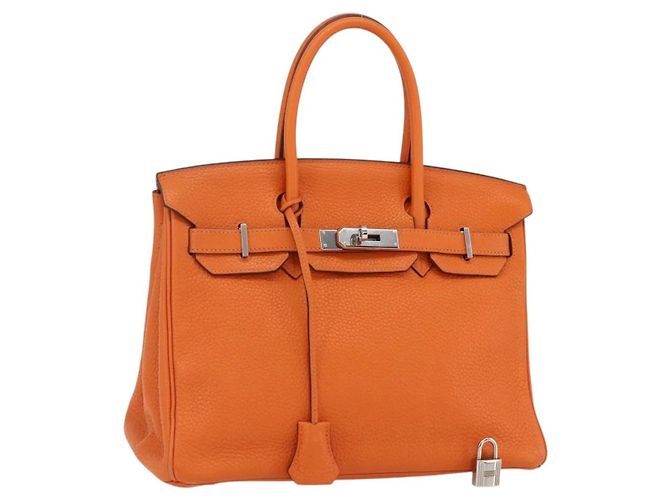 Bolsa Hermès Birkin 30 Laranja