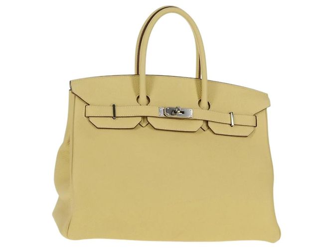 Sac à main Hermès Birkin 35 Jaune