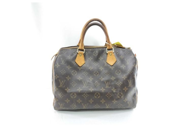 Sac à main Louis Vuitton Speedy 35 Marron