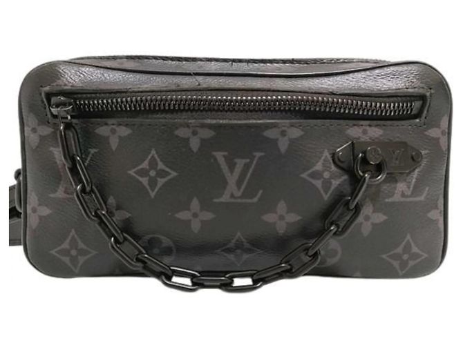 Sac Pochette Monogram Eclipse Louis Vuitton Marron Noir