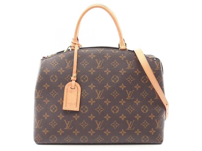 Borsa Louis Vuitton Grand Palais MM Marrone Monogramma