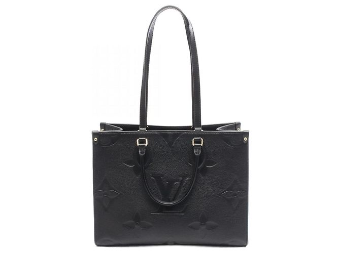 Borsa Tote OnTheGo MM Louis Vuitton Nero
