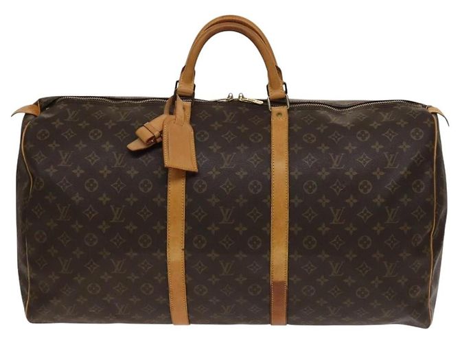 Louis Vuitton Keepall Bag Monogram Canvas 60 Brown