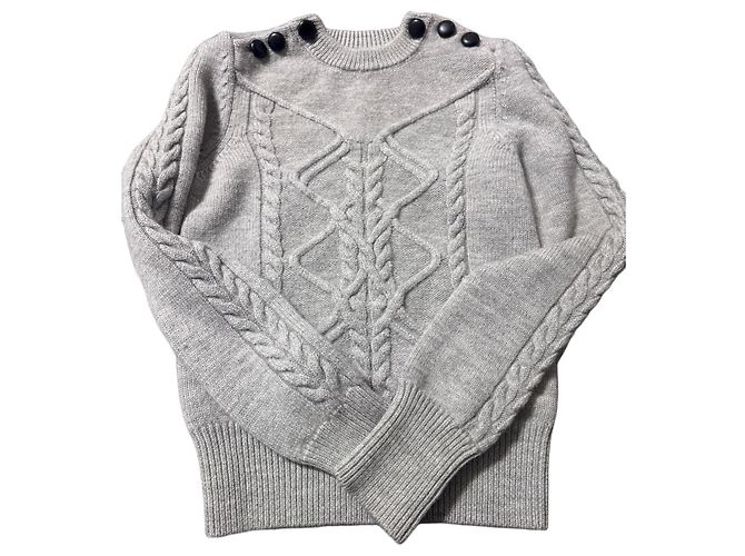 Isabel Marant Wollpullover Grau 