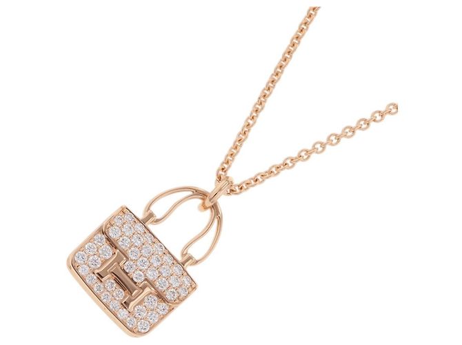 Collana Pendente Amulette Constance di Hermès D'oro