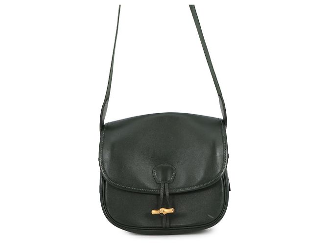 Duffle Hermès Borsa a spalla in pelle di vitello verde Hermes
