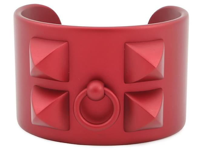 Pulseira Charm Collier de Chien Hermès Vermelho 