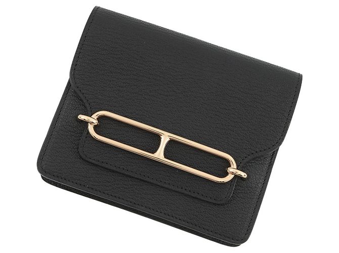 Roulis Monedero de cabra Mysore negro de Hermès