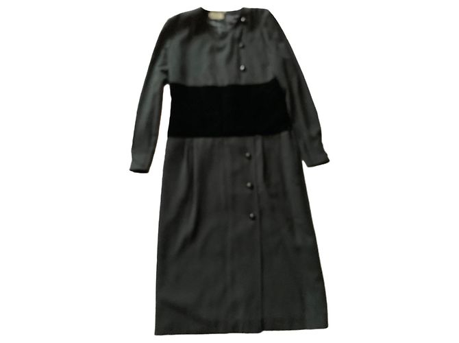 Schwarzes langes Kleid Valentino