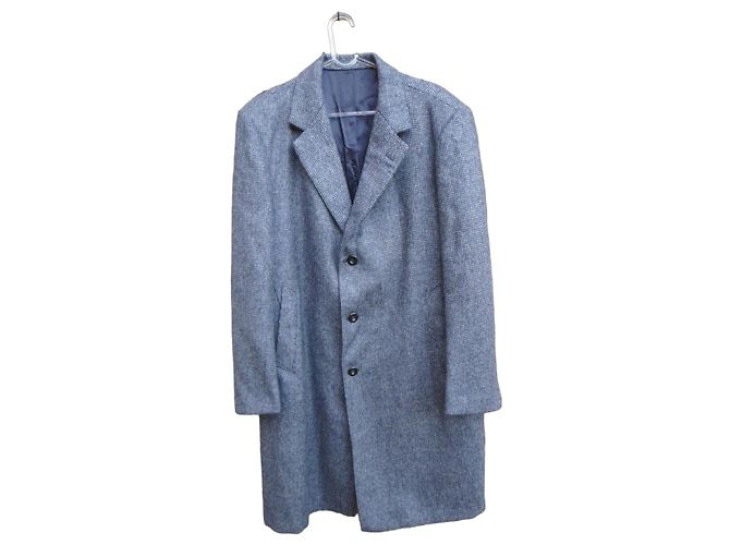 Autre Marque Daniel Mirville Grey Wool Overcoat