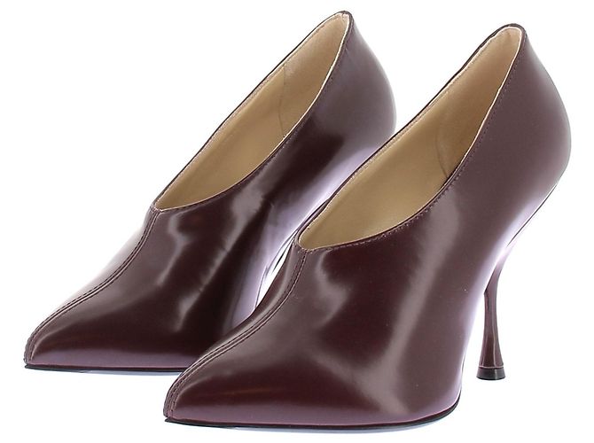 Phoebe Philo Pumps aus Leder bordeaux
