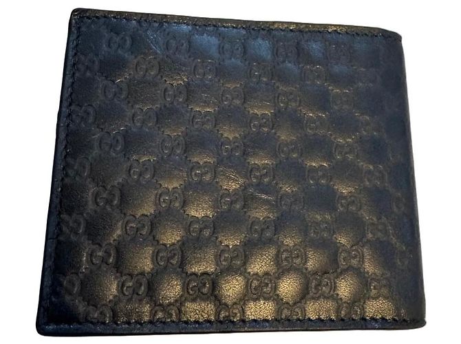 Gucci black leather wallet