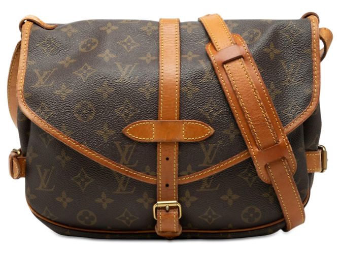 Louis Vuitton Sac Saumur 25 Monogram Marron