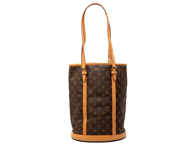 Bucket Louis Vuitton Brauner Monogramm Eimer GM