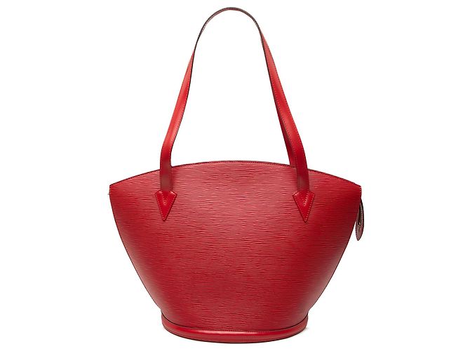Louis Vuitton Saint Jacques GM em Epi Vermelho com Alça Longa