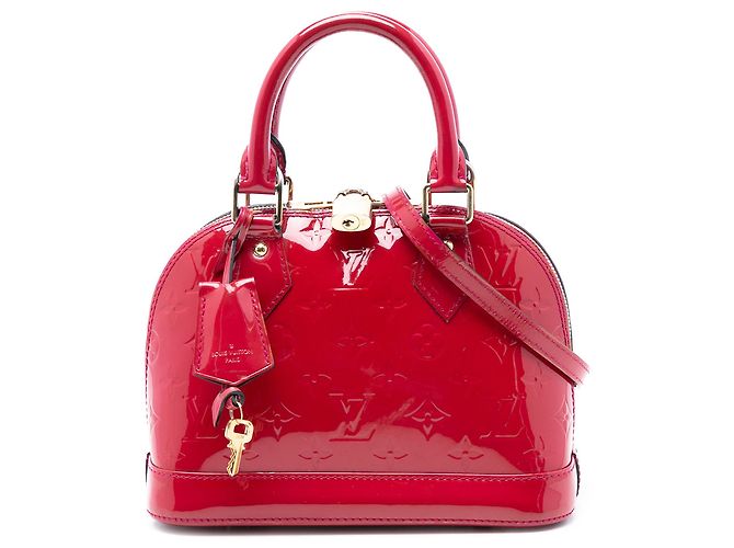 Louis Vuitton Alma BB em Vernis Monogram Rosa
