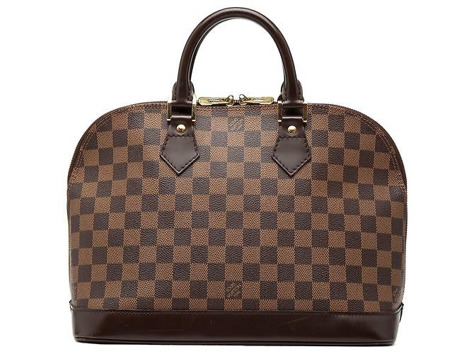 Louis Vuitton Alma PM Damier Ebene Marrone