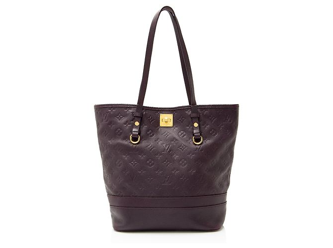 Bolsa Tote Citadine PM em Monogram Empreinte Louis Vuitton Roxo