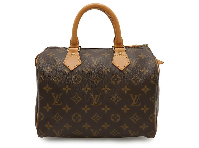 Sac à main Louis Vuitton Monogram Speedy 25 Marron
