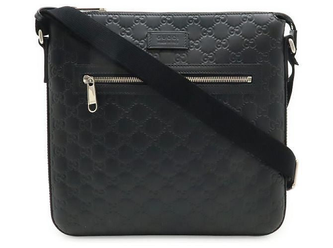 Borsa a spalla in pelle Gucci nera Nero