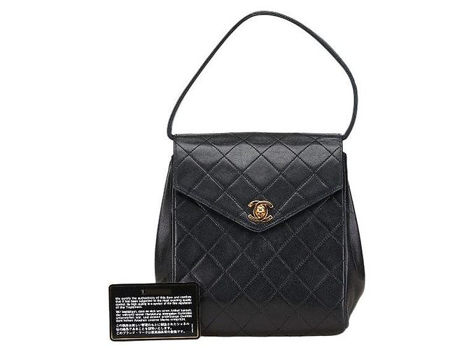 Timeless Chanel Coco Mark Matelasse Lambskin Handbag