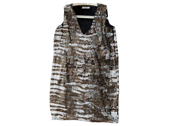 Zapa Paillettenkleid mehrfarbig Mehrfarben
