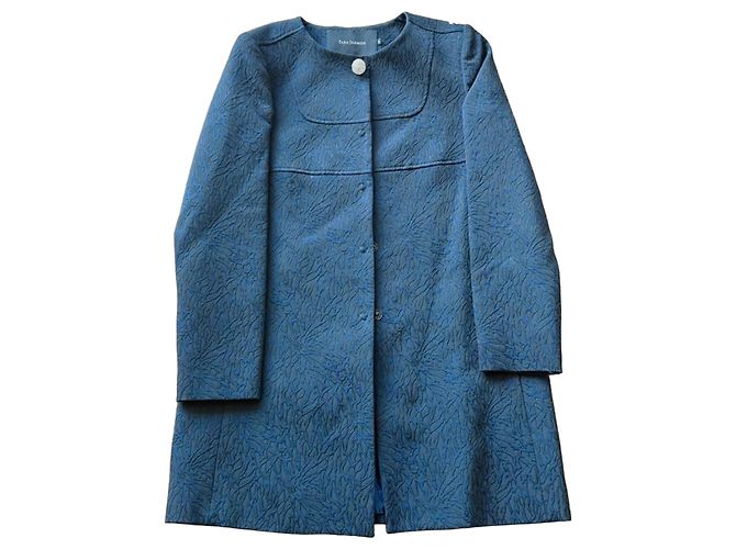 Cappotto Tara Jarmon Blu Marino e Blu Blu scuro