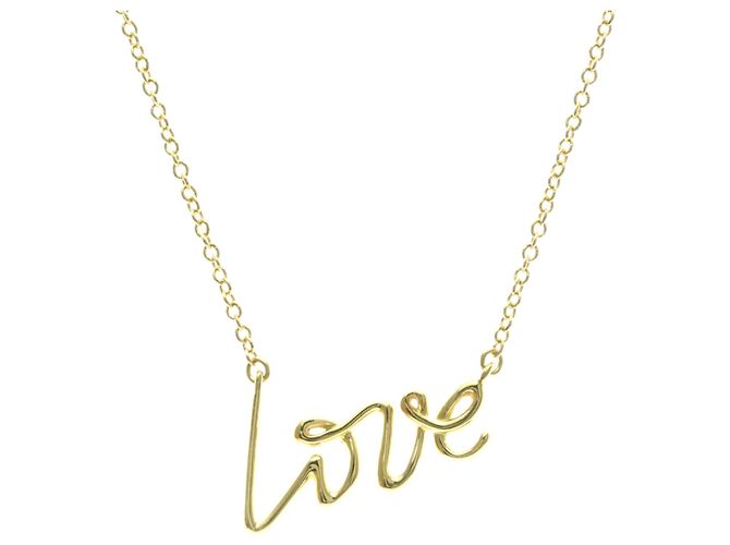 Tiffany & Co Collar Péndulo Graffiti Love de Tiffany Paloma Picasso Dorado