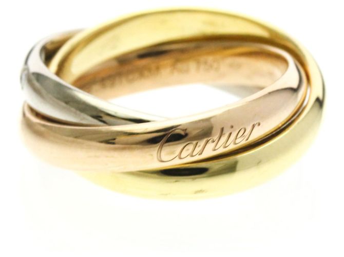 Cartier Trinity Ring mit 5 Diamanten Golden