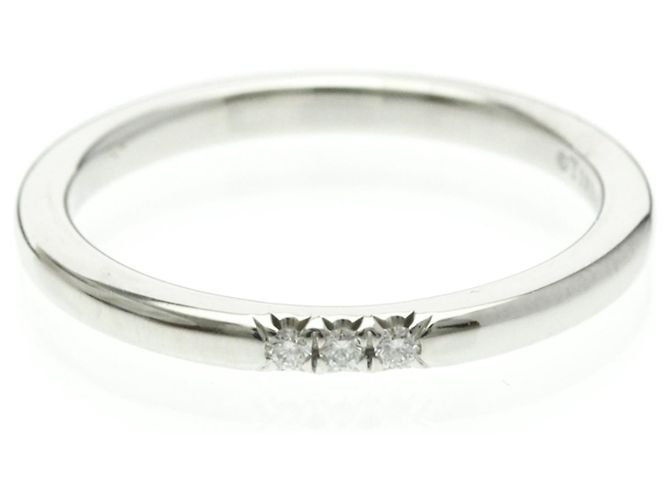 Tiffany & Co Tiffany Forever Ehering 3P Diamant Silber