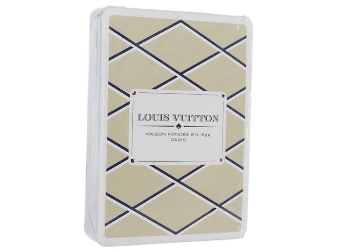 Carte da gioco LOUIS VUITTON Beige LV Auth ARZ303