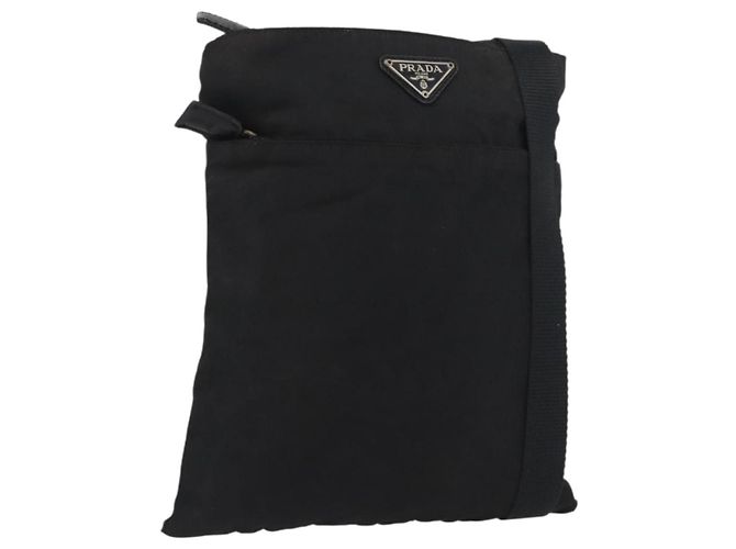 Borsa a Spalla PRADA in Nylon Nero Auth bs33979