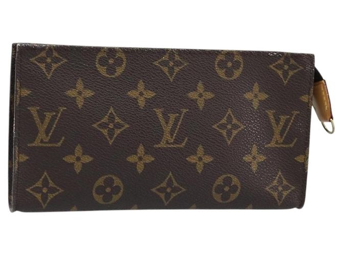 LOUIS VUITTON Monogram Bucket GM Accessory Pouch LV Auth bs33999