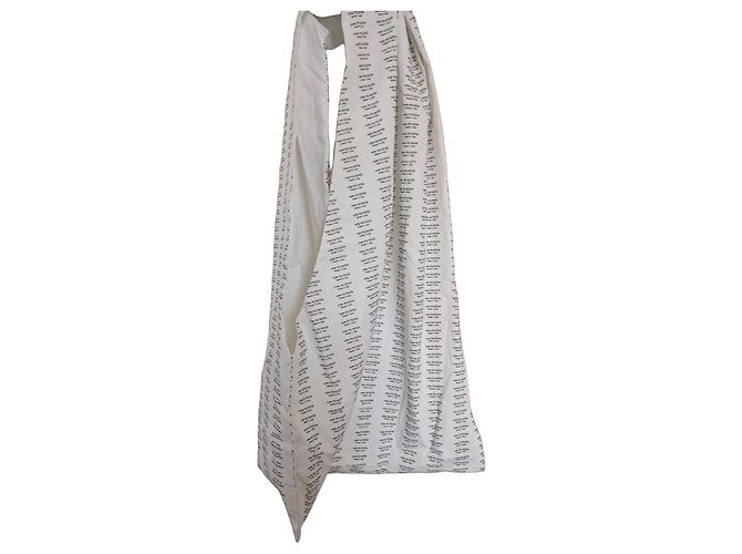 Bolso Tote de Algodón Maison Martin Margiela Blanco