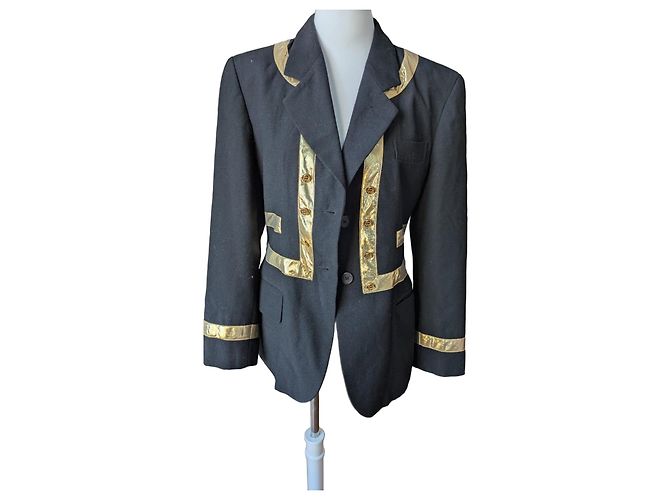 Moschino Wool Blazer Black