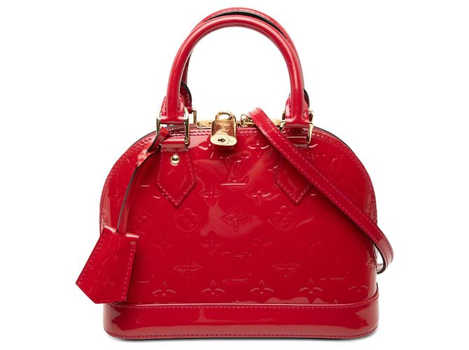 Louis Vuitton Alma BB en Vernis Monogram Rojo Roja
