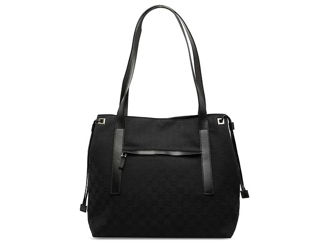 Borsa Tote in Canvas GG Nera Gucci Nero